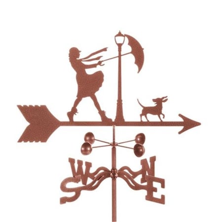 Ez Vane EZ Vane EZ1907-4S Windy Day Weathervane with Four Sided Mount EZ1907-4S